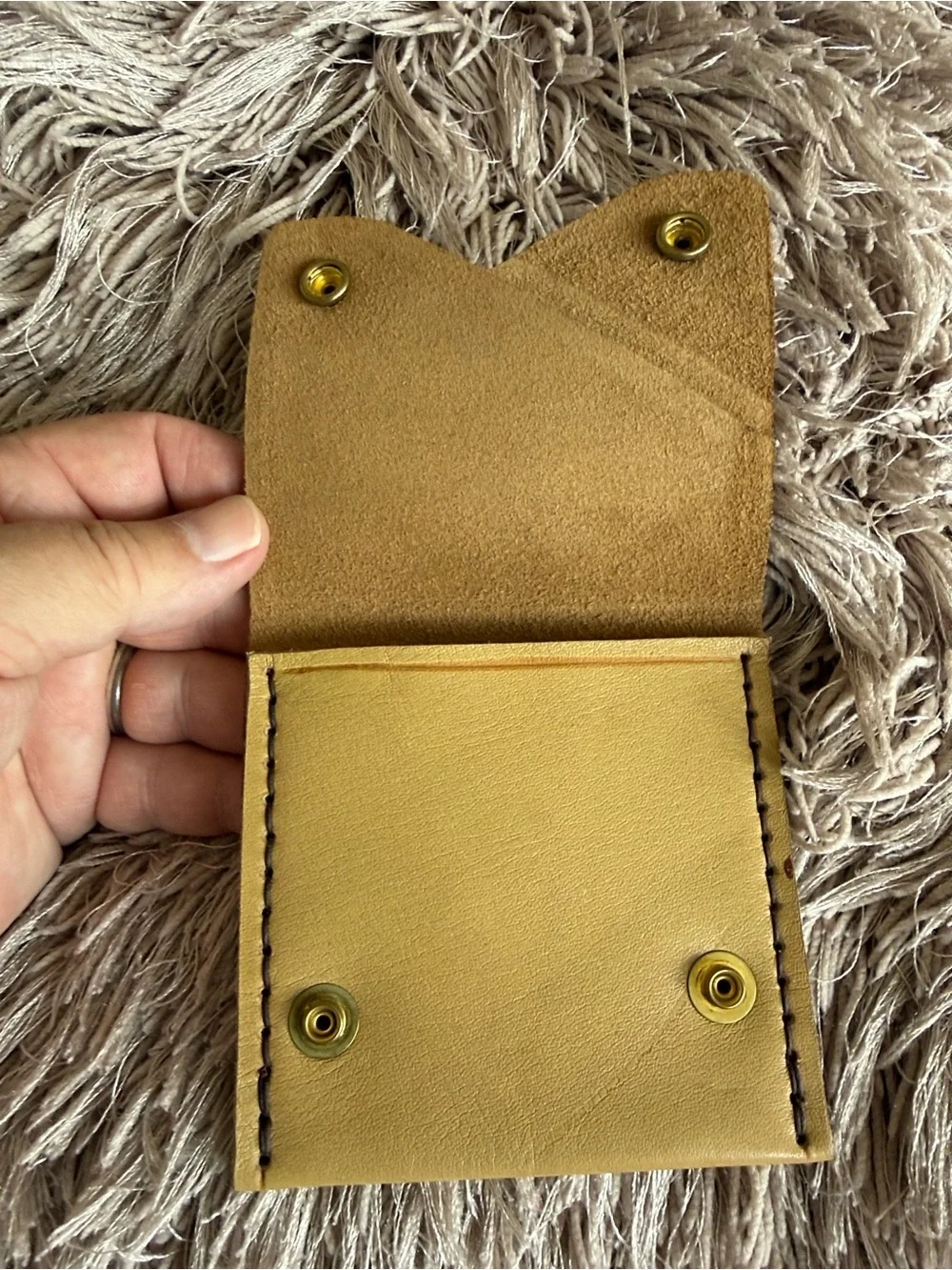 Vintage leather wallet